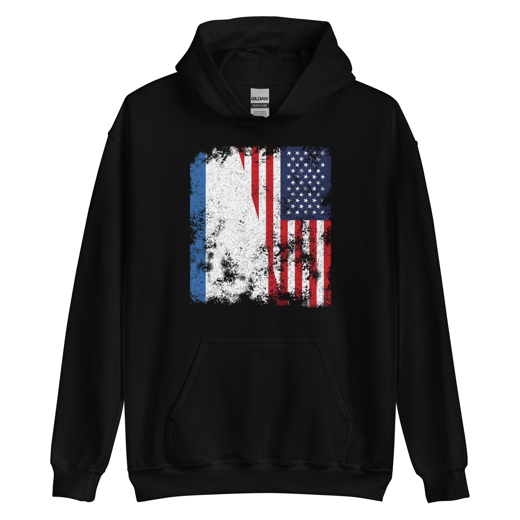 Crimea USA Flag - Half American Hoodie