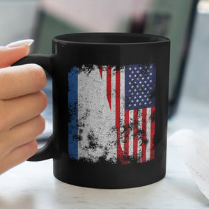 Crimea USA Flag - Half American Mug