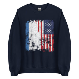 Crimea USA Flag - Half American Sweatshirt