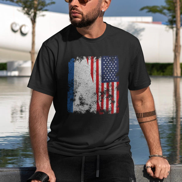 Crimea USA Flag - Half American T-Shirt