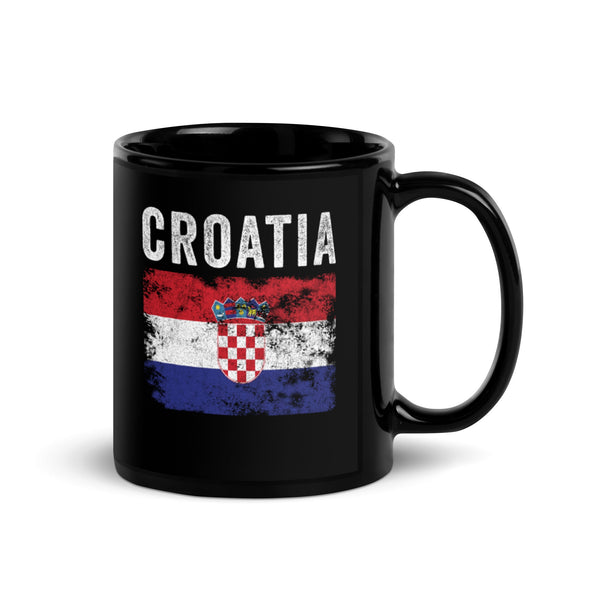 Croatia Flag Distressed - Croatian Flag Mug