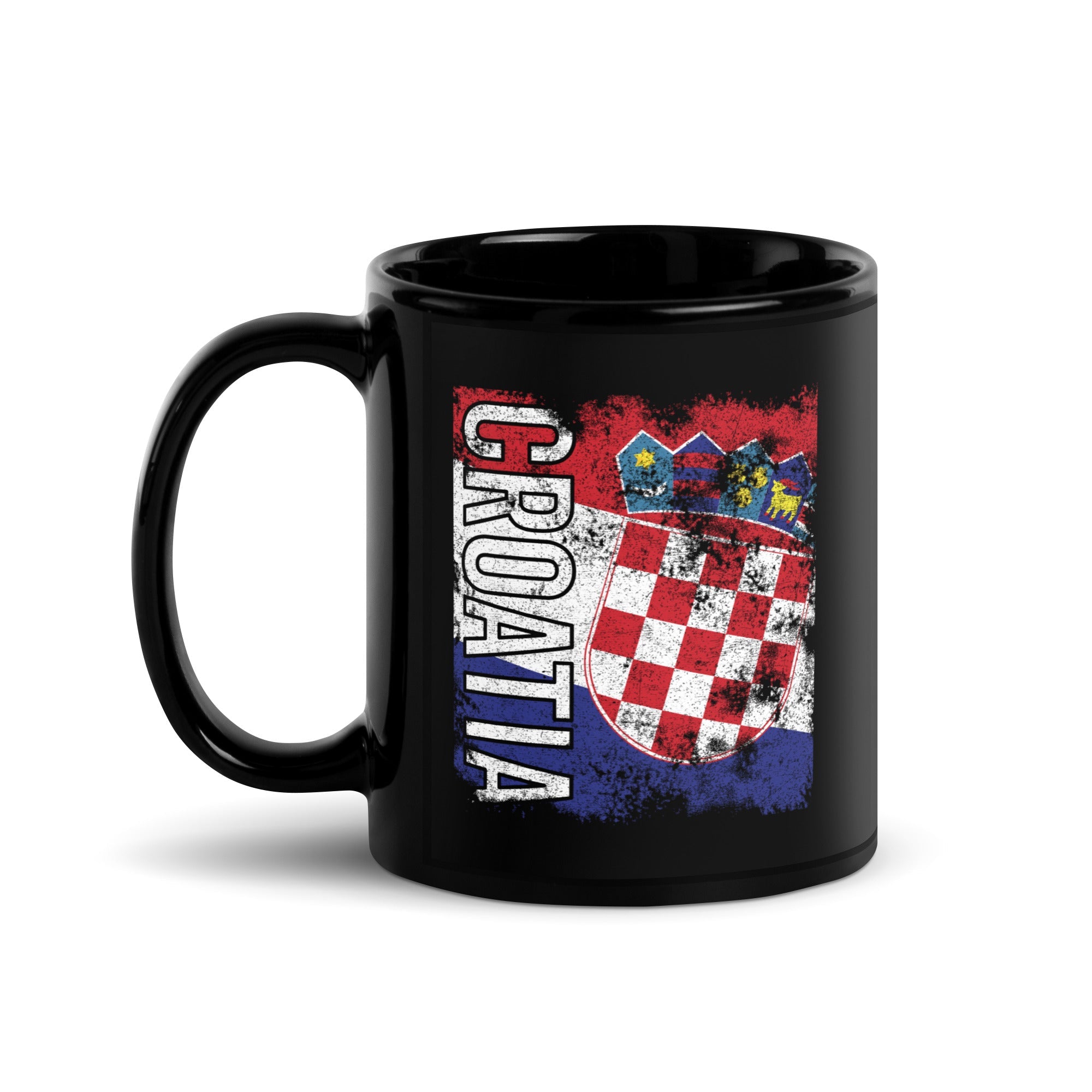 Croatia Flag - Distressed Flag Mug