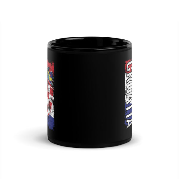 Croatia Flag - Distressed Flag Mug