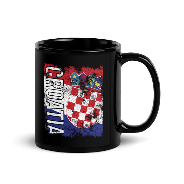 Croatia Flag - Distressed Flag Mug