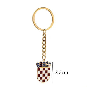 Croatia Flag Keychain