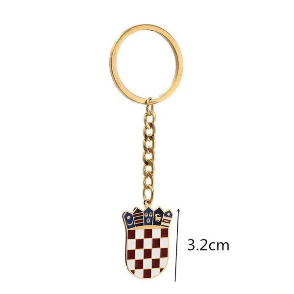 Croatia Flag Keychain