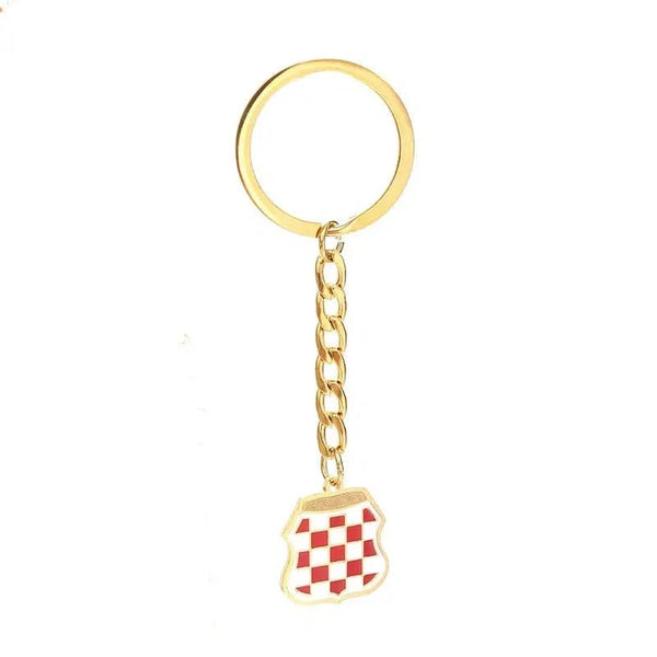 Croatia Flag Keychain