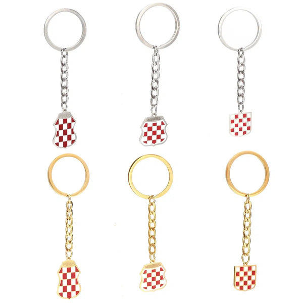 Croatia Flag Keychain