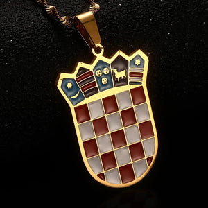 Croatia Flag Necklace