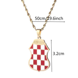 Croatia Flag Necklace Collection