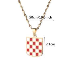 Croatia Flag Necklace Collection