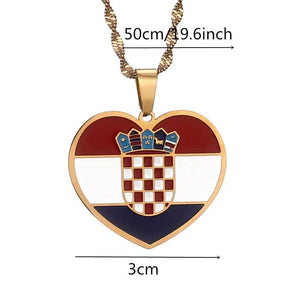 Croatia Flag Necklace Collection