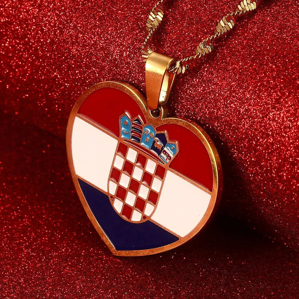 Croatia Flag Necklace Collection