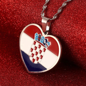 Croatia Flag Necklace Collection