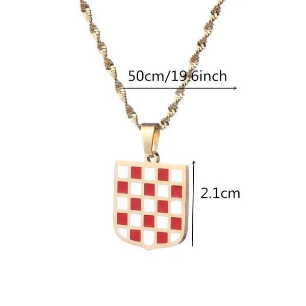 Croatia Flag Necklace Collection