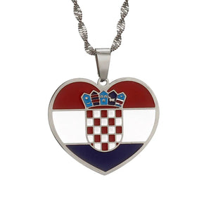 Croatia Flag Necklace Collection