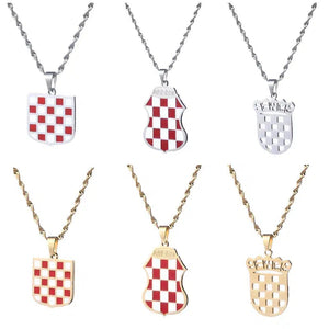 Croatia Flag Necklace Collection