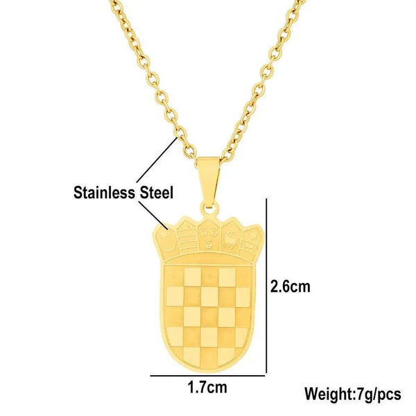 Croatia Pendant Necklace