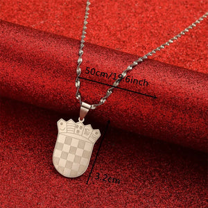 Croatia Pendant Necklace