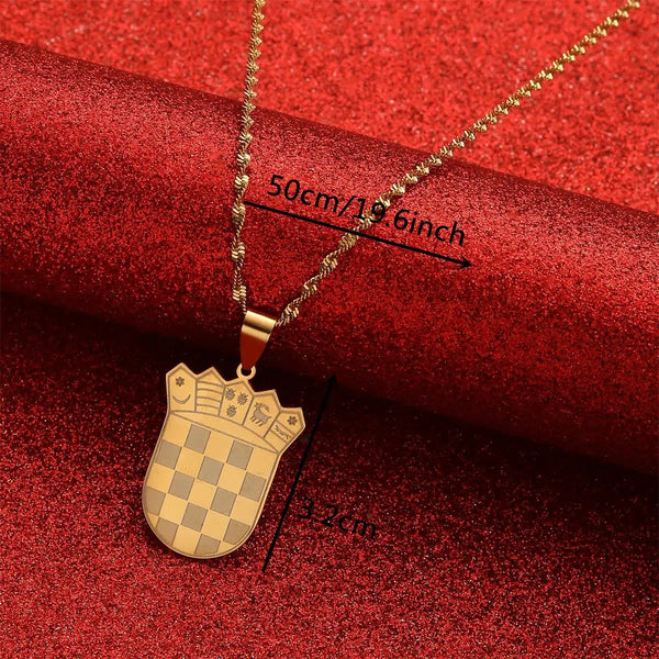 Croatia Pendant Necklace