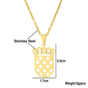 Croatia Pendant Necklace