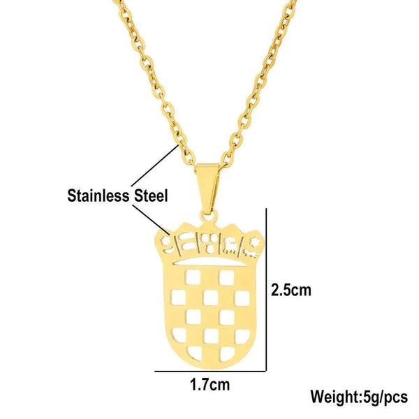 Croatia Pendant Necklace