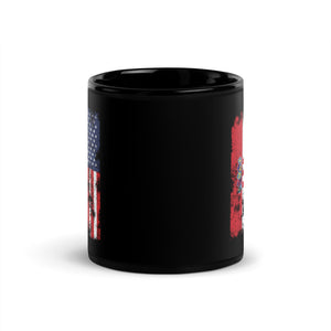 Croatia USA Flag - Half American Mug