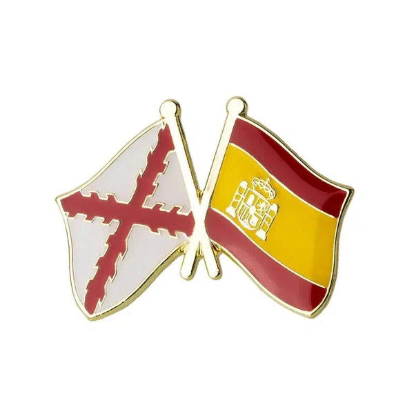 Cross of Burgundy Spain Flag Lapel Pin - Enamel Pin Flag