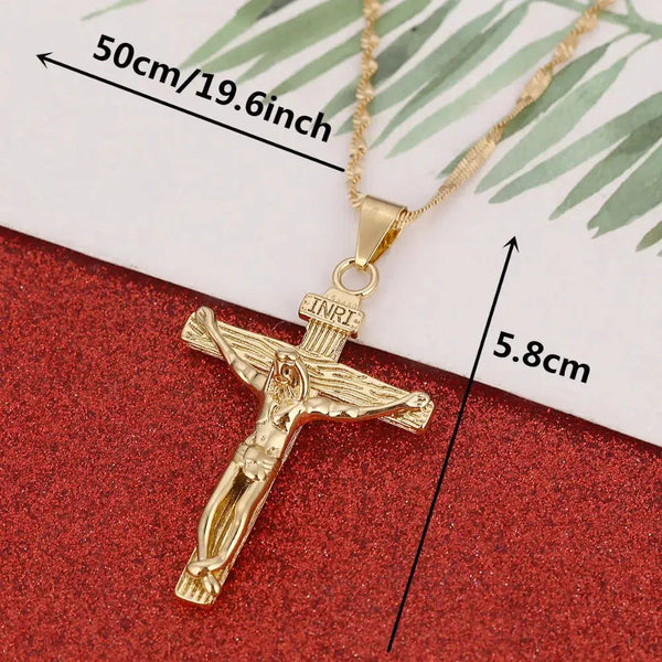 Crucifix Pendant Necklace