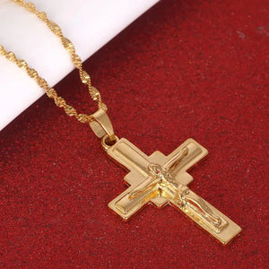 Crucifix Pendant Necklace