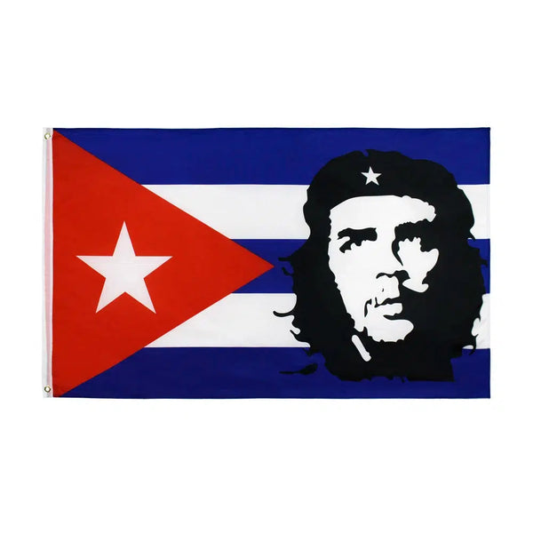 Cuba Che Guevara Flag - 90x150cm(3x5ft) - 60x90cm(2x3ft)