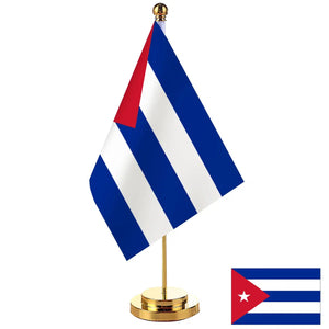 Cuba Desk Flag - Small Office Table Flag