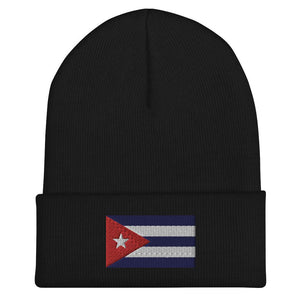 Cuba Flag Beanie - Embroidered Winter Hat