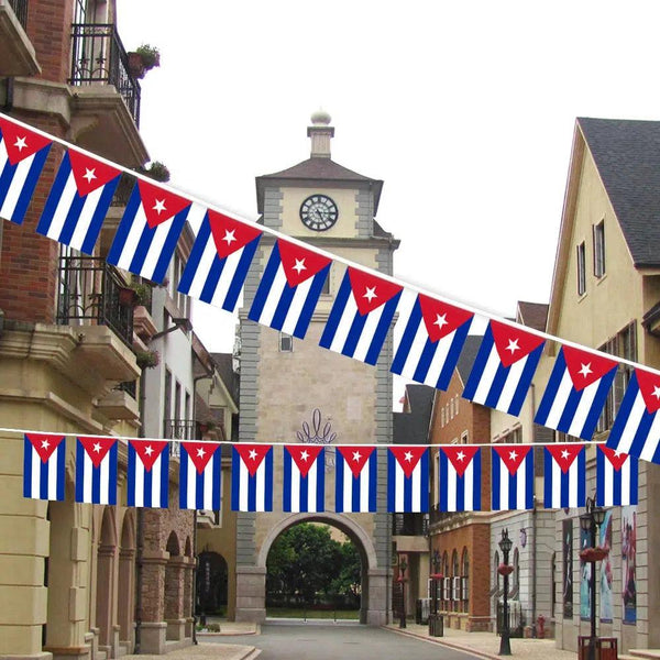Cuba Flag Bunting Banner - 20Pcs