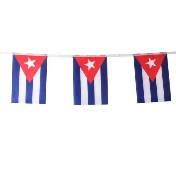 Cuba Flag Bunting Banner - 20Pcs