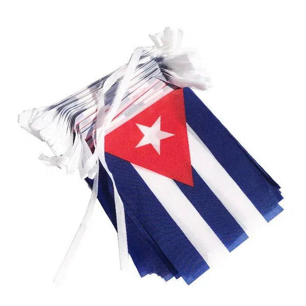 Cuba Flag Bunting Banner - 20Pcs