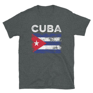 Cuba Flag Distressed - Cuban Flag T-Shirt