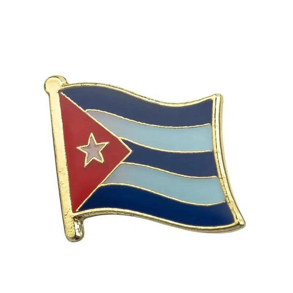 Cuba Flag Lapel Pin - Enamel Pin Flag