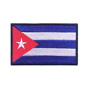 Cuba Flag Patch - Iron On/Hook & Loop Patch