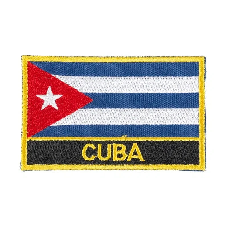 Cuba Flag Patch - Sew On/Iron On Patch