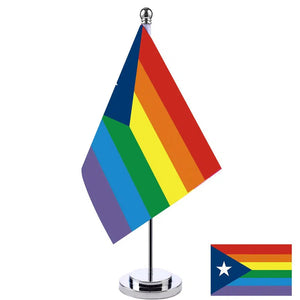 Cuba Pride Desk Flag - Small LGBTQIA2S+ Table Flag