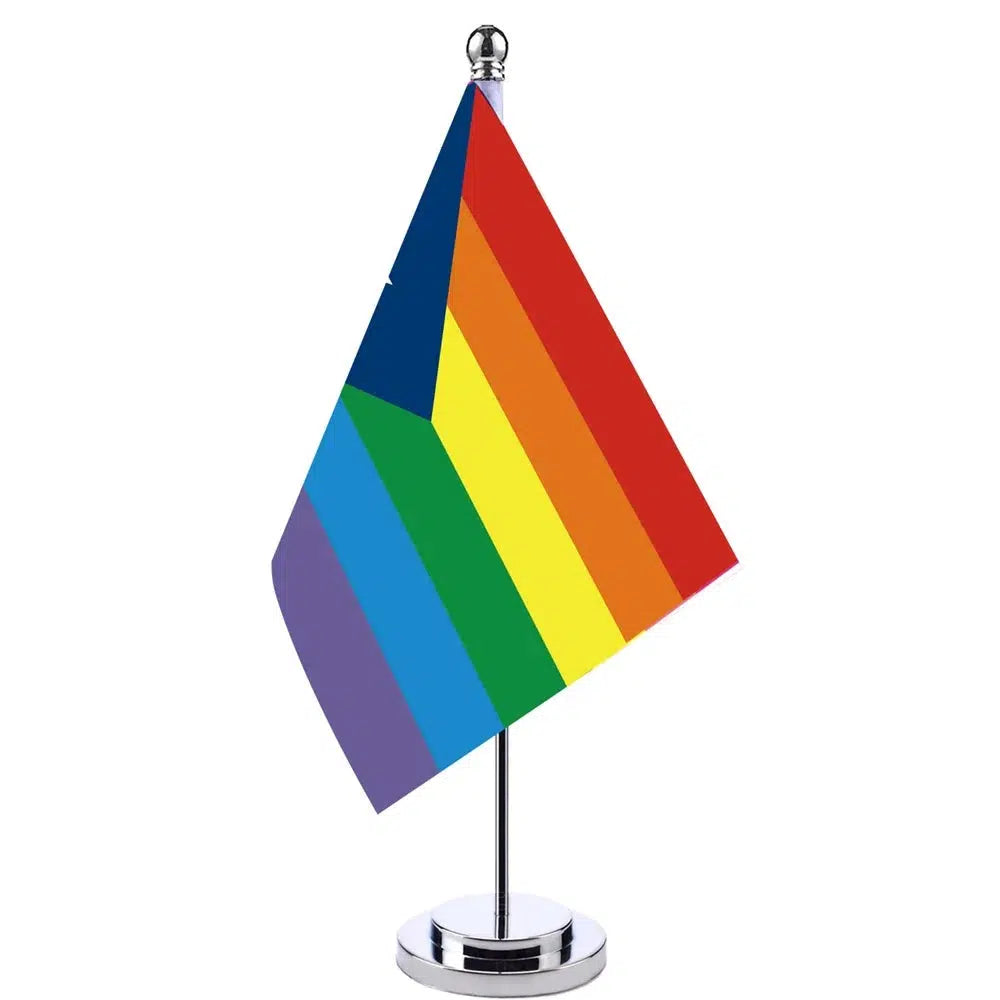 Cuba Pride Desk Flag - Small LGBTQIA2S+ Table Flag