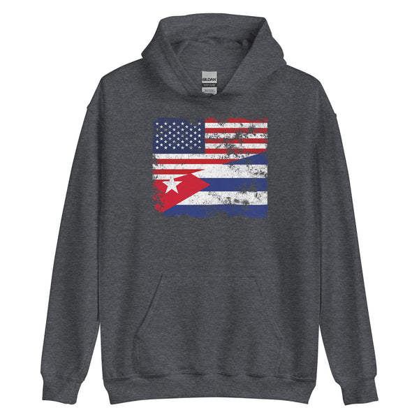 Cuba USA Flag Hoodie