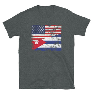 Cuba USA Flag T-Shirt