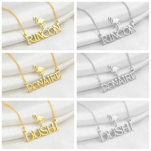 Curacao, Bonaire, Rincon, Dushi Pendant Necklaces