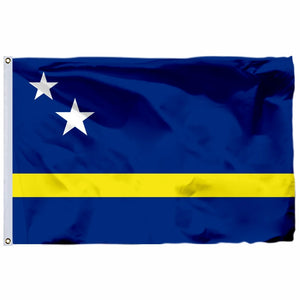 Curaçao Flag - 90x150cm(3x5ft) - 60x90cm(2x3ft)