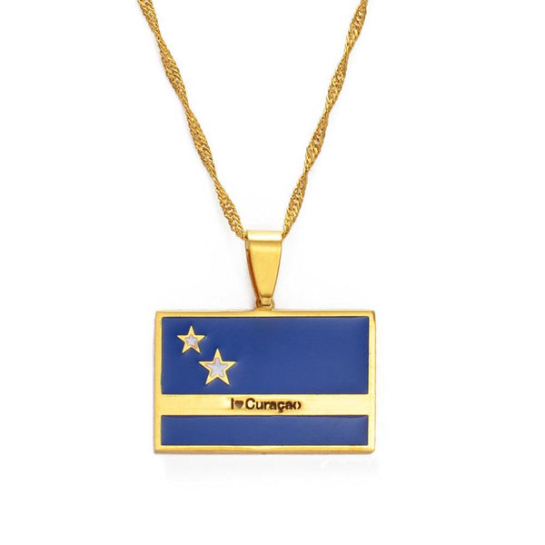 Curacao Flag Necklace