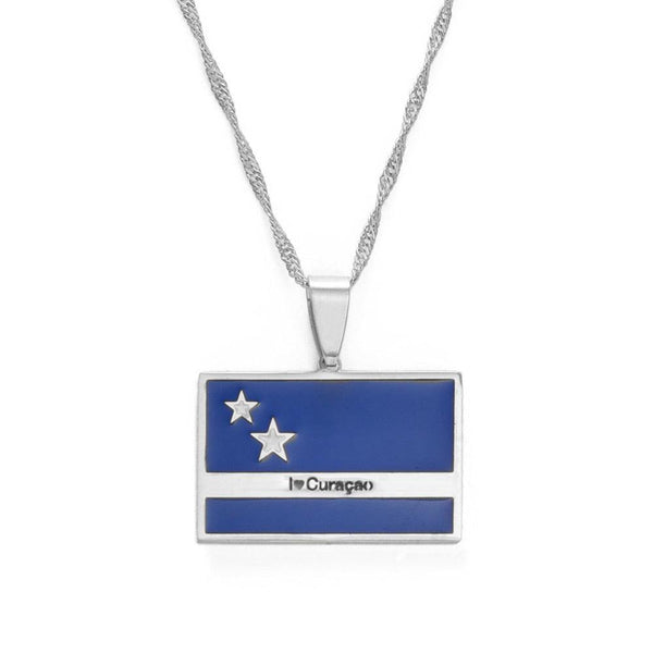 Curacao Flag Necklace