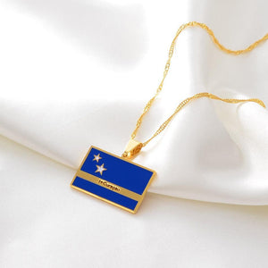 Curacao Flag Necklace