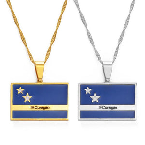 Curacao Flag Necklace